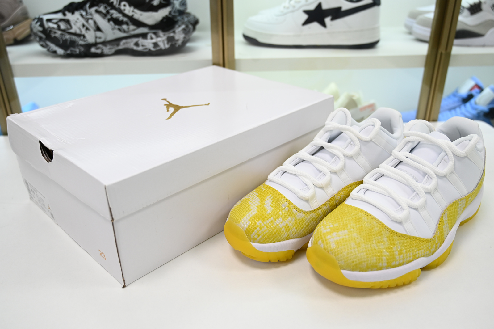 Air Jordan 11 Low “Yellow Snakeskin” AH7860-107