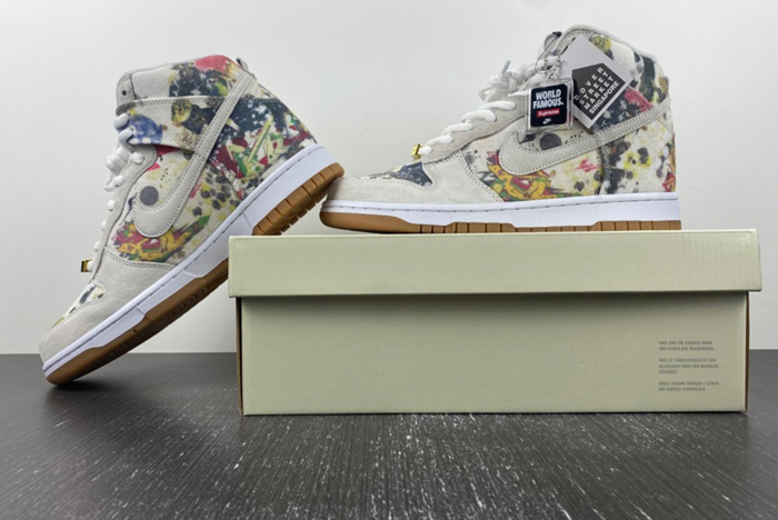 Sup x Nike SB Dunk High  Rammellzee FD8779-100