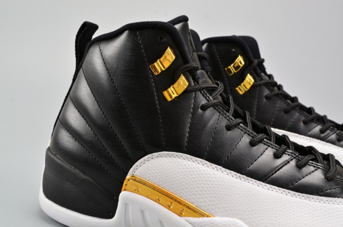 AIR JORDAN 12 RETRO "WINGS" black/ metallic gold-white mens 848692-033