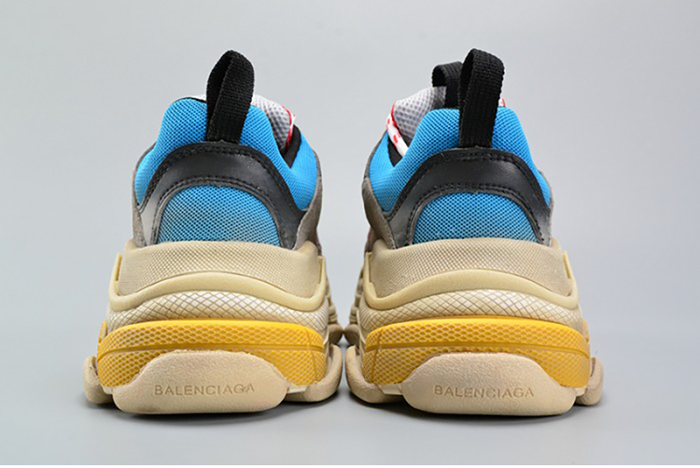 BALENCIAGA TRIPLE S TRAINER RED/ BLUE/ YELLOW 490673-W06E3-4365