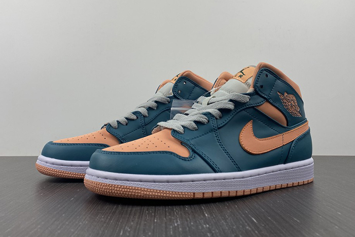 Jordan 1 Mid Dark Teal Green AJ1