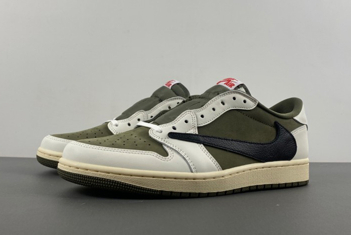 Travis Scott x Air Jordan 1 Low OG  Medium Olive DM7866-200