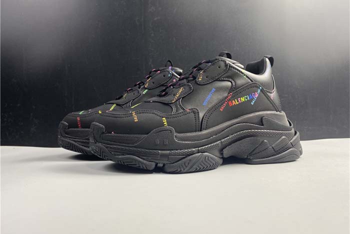 Balenciaga Triple S BLACK LETTER COLORFUL  W2FA1 1210