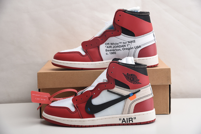 Off-White  Air Jordan 1 Retro Chicago The Ten AA3834-101