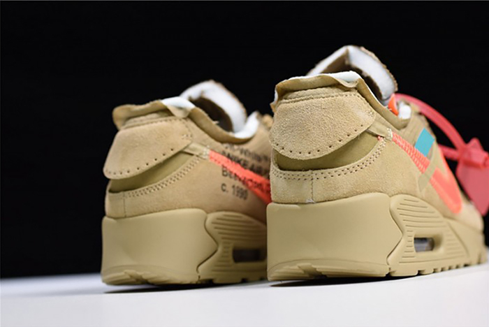 Off-White  Nike Air Max 90 Desert Ore AA7293-200