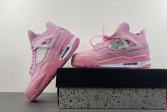 JORDAN 4 OFF WHITE PINK  CV9388-105