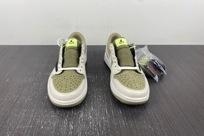 Jordan 1 Retro Low Golf Travis Scott Neutral Olive  FZ3124-200