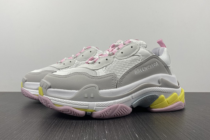 Balenciaga1.0  White /Grey/Pink /Yellow    524039 W2FW4 7541