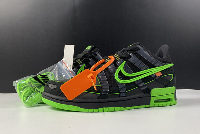 Nike Air Rubber Dunk Off-White Green Strike Men's CU6015-001