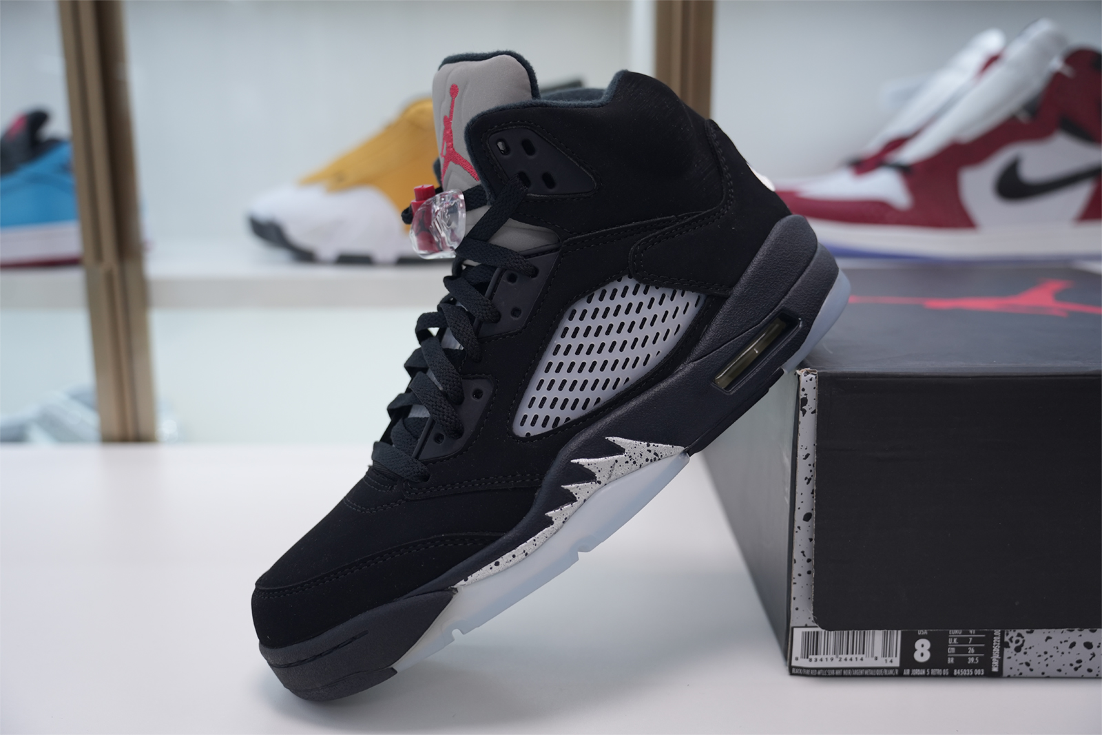 Air Jordan 5 AJ5 Retro Black Metallic 845035-003
