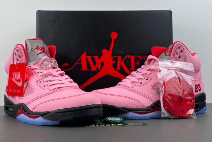 Awake NY x Air Jordan 5 Arctic Pink  DV4982-600