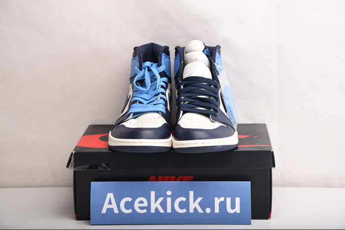 AIR JORDAN 1 OBSIDIAN UNIVERSITY BLUE 555088-140