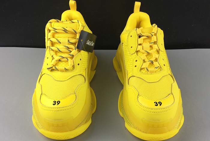 BALENCIAGE TRIPLE TRAINER ‘YELLOW 544351 W09O1 6501