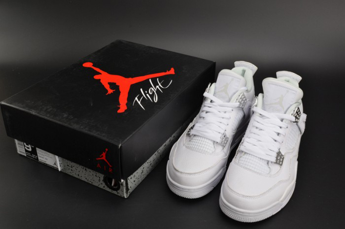 Air Jordan 4 Retro Pure Money white mens 308497-100
