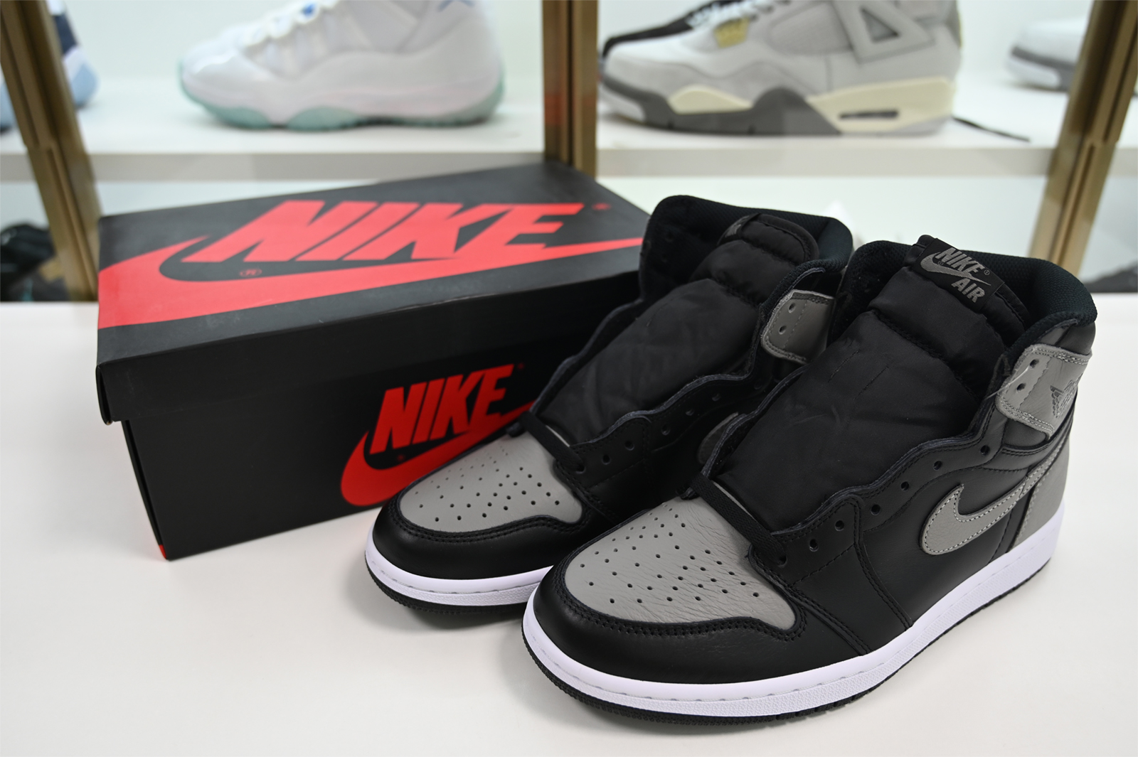 Air Jordan 1 Retro High OG Shadow Black Grey 555088-013