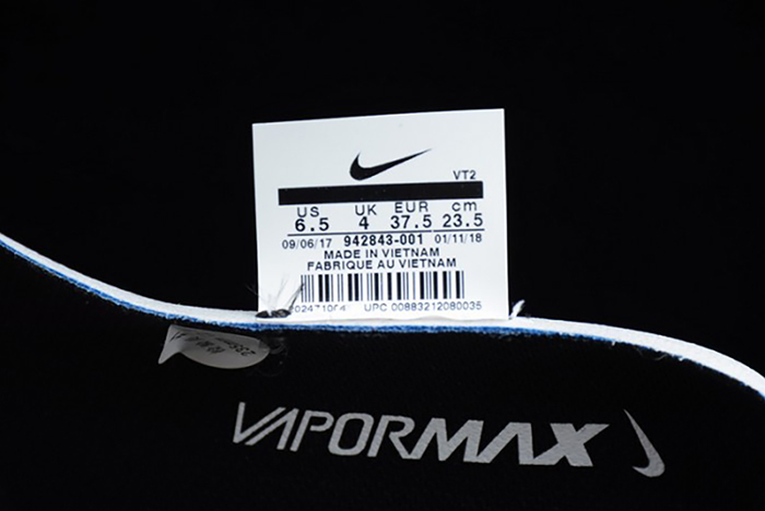 Nike Women Air Vapormax Flyknit 2.0 Black 942843-001