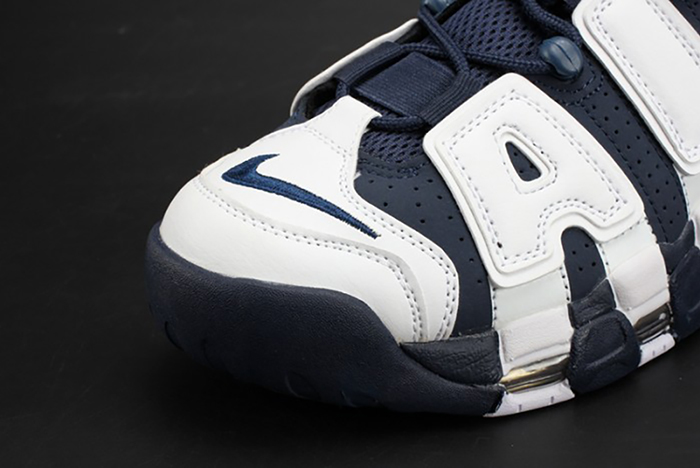 Nike Air More Uptempo "Olympic" White/Midnight Navy mens 414962-104