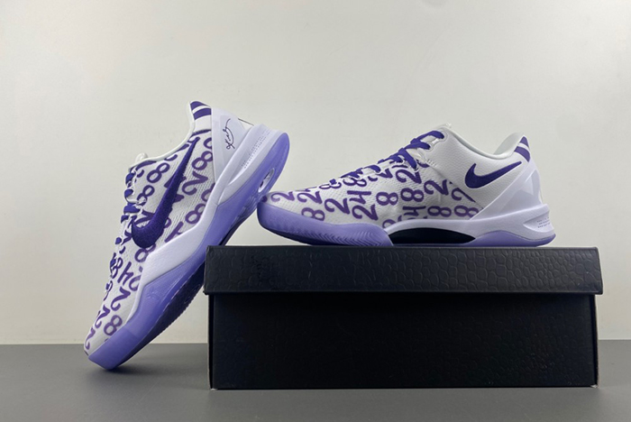 Nike Kobe 8 Protro “White Court Purple” FQ3549-100
