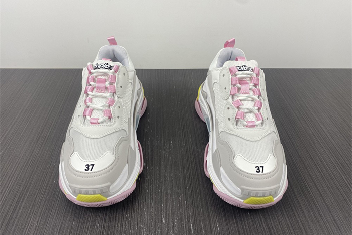 Balenciaga1.0  White /Grey/Pink /Yellow    524039 W2FW4 7541