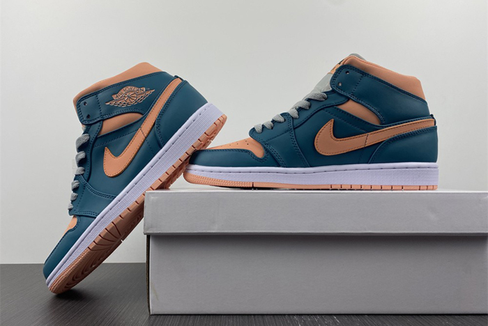 Jordan 1 Mid Dark Teal Green AJ1