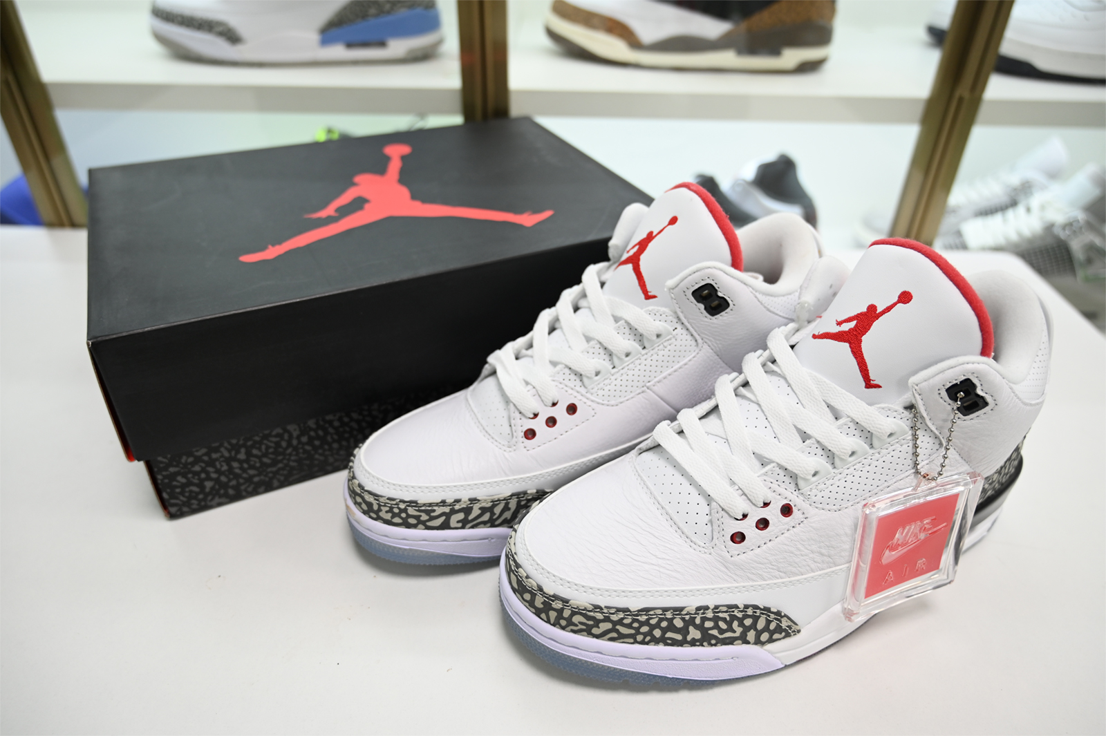 Jordan 3 Retro Free Throw Line White Cement Men