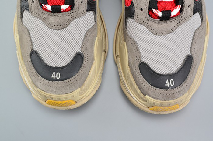 BALENCIAGA TRIPLE S TRAINER RED/ BLUE/ YELLOW 490673-W06E3-4365