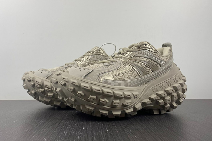 Balenciaga Defender Trainers in beige mesh and nylon 685613W2RA69700