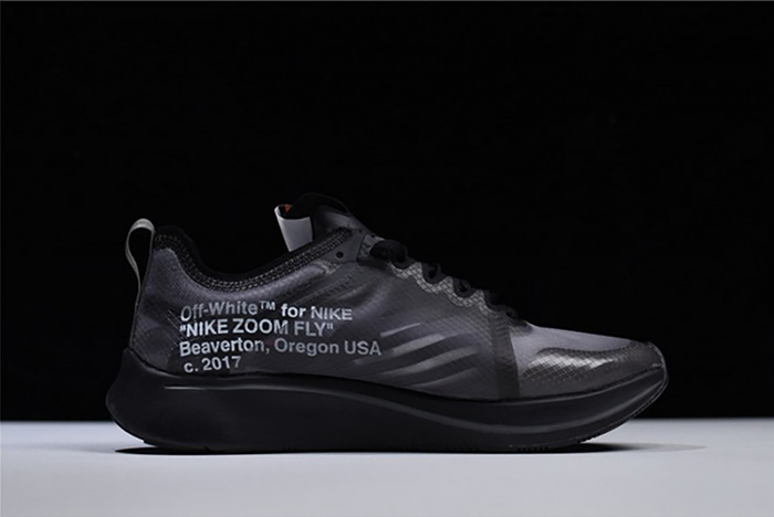 Off-White  Nike Zoom Fly Black AJ4588-001