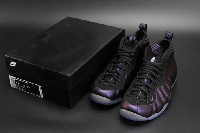 Nike Air Foamposite One "Eggplant"  Black/ varsity purple mens 314996-008