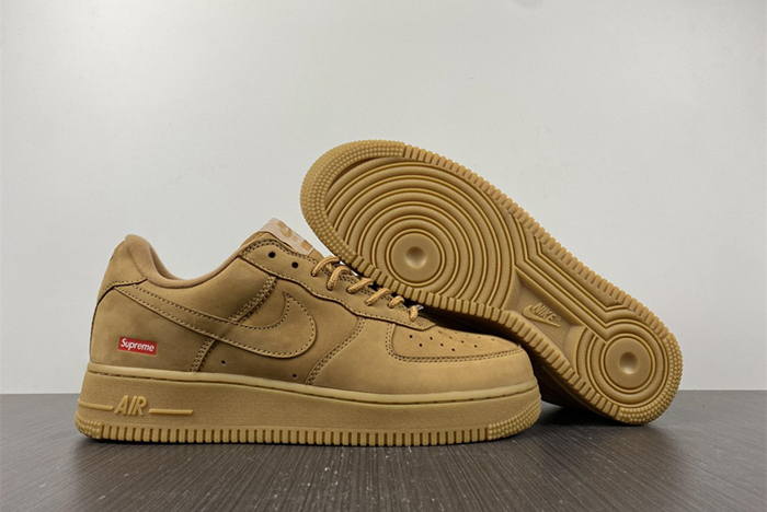 SUP REME X NIKE AIR FORCE 1 LOW SP WHEAT
