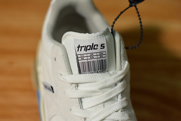 Balenciaga Triple S White Suede  500597 W0971 9000