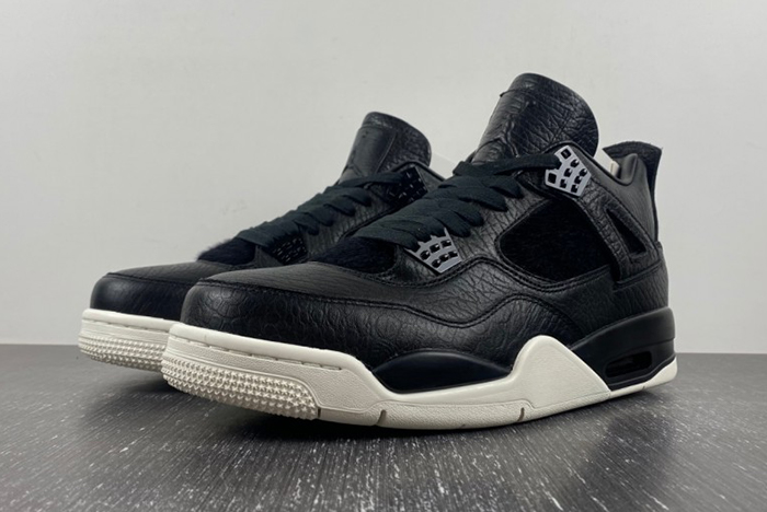 Jordan 4 Retro Pony Hair Black Men's  819139-010