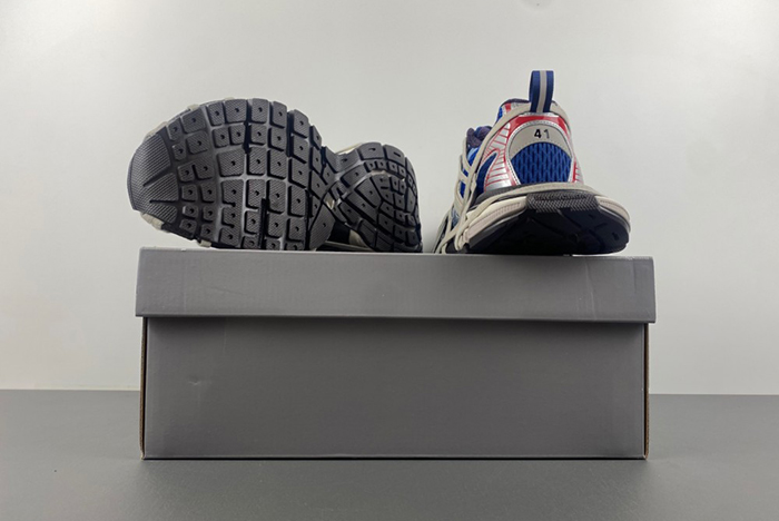 Balenciaga 3XL Extreme Lace Sneaker Royal Blue Silver778698 W3XLL 0525