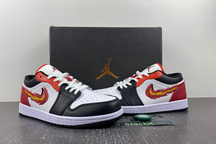 Jordan 1 Low SE Just Skate Gym Red (GS) - FJ7222-101