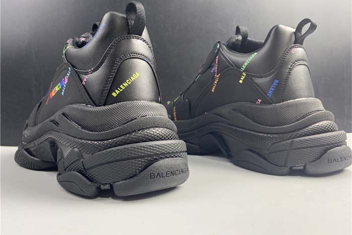 Balenciaga Triple S BLACK LETTER COLORFUL  W2FA1 1210