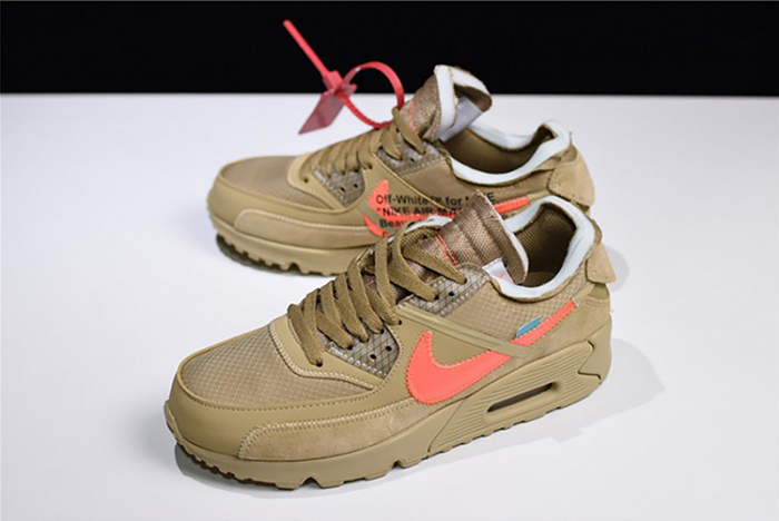 Off-White  Nike Air Max 90 Desert Ore AA7293-200