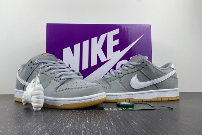 Nike SB Dunk Low Pro ISO Orange Label Wolf Grey Gum DV5464-001