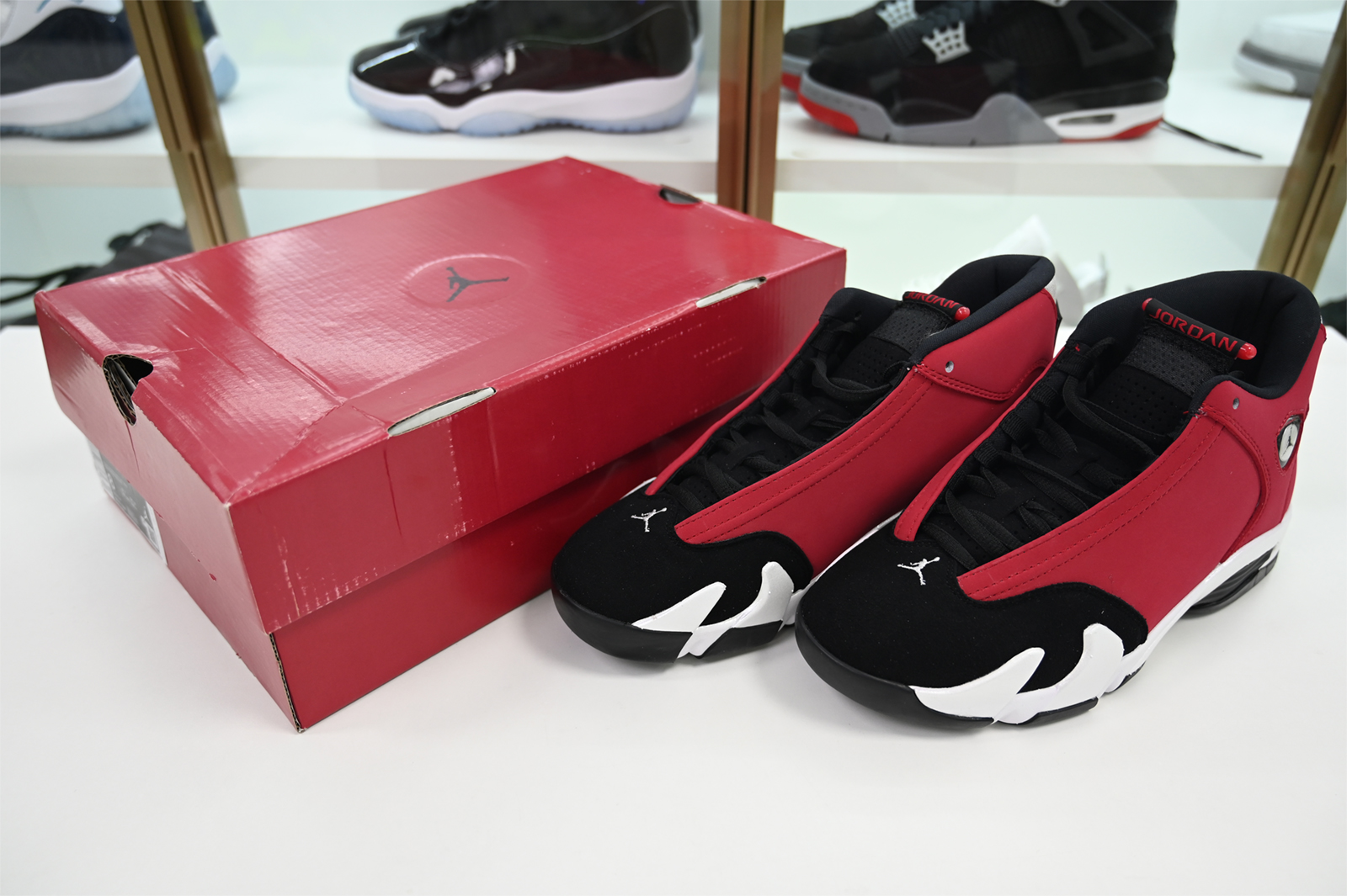 Jordan 14 Retro Gym Red Toro Men's 487471-006