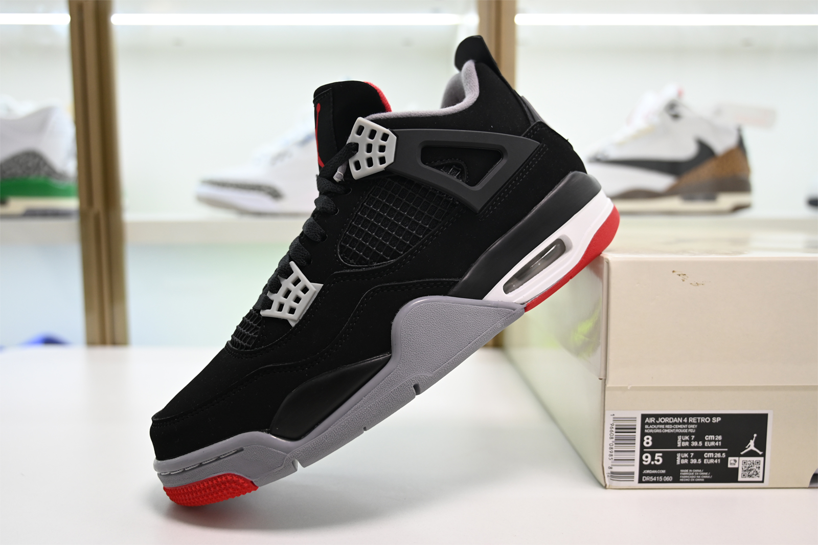 Nike SB x Air Jordan 4 Black Red DR5415-060